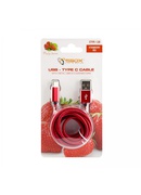  Sbox USB->Type-C M/M 1.5m CTYPE-1.5R strawberry red Hover