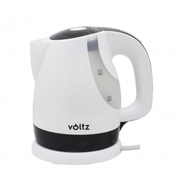 Oliver Voltz 55551230FB elektriskā tējkanna, 1300W, 0.9L, bezvadu, baltā/melnā krāsā