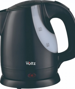 Oliver Voltz 5OV51230FB elektriskā tējkanna, 1300W, 0.9L, bezvadu, melnā krāsā  Hover