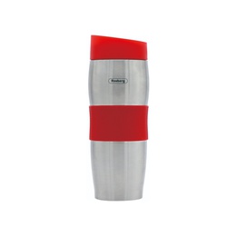 Thermo mug Rosberg R52011C, 0.380 l., Double walls, S/s/red 55R52011CR