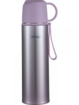 Termoss Rosberg 55R52010FP, nerūsējošais tērauds, 0.5 L, violets. Tilpums: 0.5 L  Hover