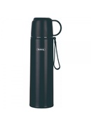 Termoss Rosberg 55R52010FB, nerūsējošais tērauds, 0.5 L, melns. Tilpums: 0.5 L