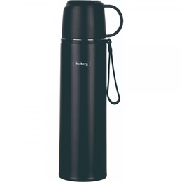Termoss Rosberg 55R52010FB, nerūsējošais tērauds, 0.5 L, melns. Tilpums: 0.5 L