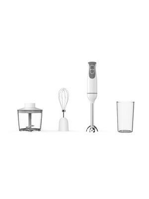 Rokas blenderis ar smalcinātāju Oliver Voltz 5V1112NSCW, 600W, 700ml, ar nerūsējošā tērauda kātu un  Hover