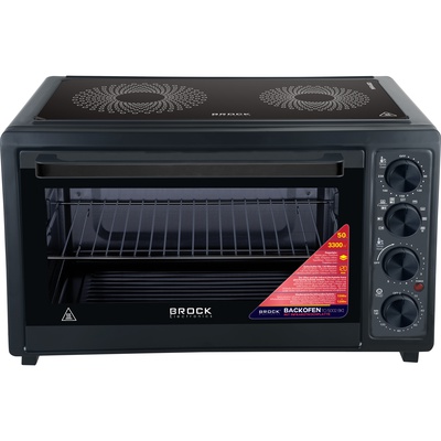 BROCK Elektriskā cepeškrāsns 1800W, 50L TO 5002 BKI
