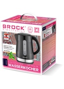 Elektriskā tējkanna BROCK WK 9904 BK 1.7L, 1850-2200W Hover