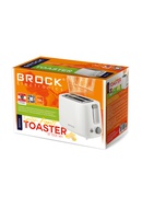 Tosteris,	220-240V; 50/60Hz, 650-700W. 2 šķēles, uznirstošs. BT 1006 WH Hover