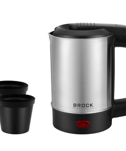 Elektriskā tējkanna, nerūsējošais tērauds BROCK WK 0903 S 0,5L, 500W + 2 krūzītes  Hover