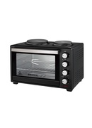 Elektriskā cepeškrāsns, 60 L, cepeškrāsns 2000W, plīts 1000W+600W. 220-240V TO 6022 BK