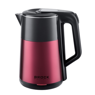Tējkanna dubultsienu BROCK WK 5520 RD 1.8L, 1500W