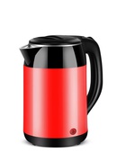 Dubultsienu tējkanna, 1,8L  ar 360° pamatni 1500W WK 5522 RD