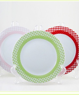 MAESTRO Porcelāna šķīvju komplekts. 6 gb, Ø 26 cm. Krāsa - zaļa MR 10009 04 GR  Hover
