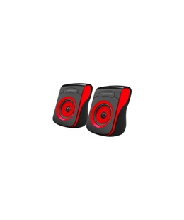 Esperanza usb stereo skaļruņI 2.0 flamenko melns/sarkans. 6W EP 140 KR  Hover