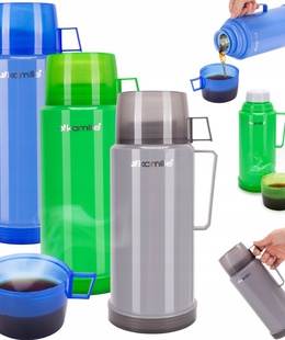 Termoss ar stikla ieliktni 1,0 L, 2072, KAMILLE  Hover