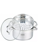 Tvaika katls, tērauds, komplekts 3 gab., Ø22cm, 4L, Klausberg KB 7141