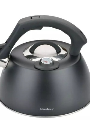 Tējkanna, 3l, melna, Klausberg. KB 7371  Hover
