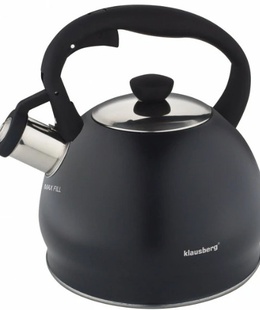 Tējkanna, tradicionālā, tērauda, 2l, melna Klausberg. KB 7428  Hover