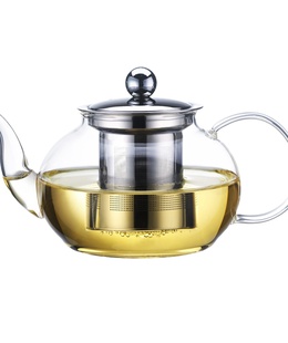 Stikla tējkanna/tējas un zāļu uzlējumu pagatavošanai 800 ml, 0783M, KAMILLE  Hover