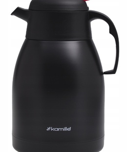 Nerūsējošā tērauda termoss 1,5 L, melns, 2218, KAMILLE  Hover