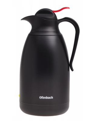 Nerūsējošā tērauda termoss 2,0 L, melns, 101333, KAMILLE  Hover