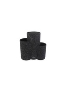 Nažu bloks ar 3im nodalījumiem 23x10x22,2cm- melns KH 1561