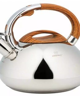 Tradicionālā tējkanna 3l, sudraba Kinghoff, KH 3274  Hover
