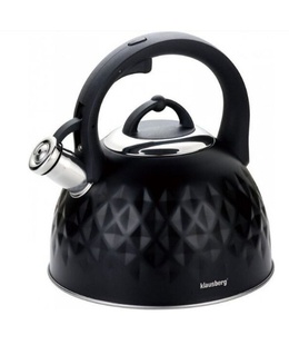 Tējkanna, tradicionālā, tērauda, 3l, melna Klausberg KB 7550  Hover