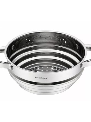 Universāls tvaicēšanas trauks Ø 20cm, Klausberg, nerūsējošais tērauds. KB 7586  Hover