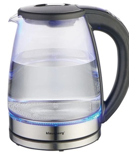 Elektriskā tējkanna Klausberg KB 7887 ar temperatūras displeju 1.8L  jauda 2200W  Hover