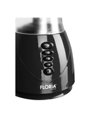 Blenderis FLORIA ZLN 3080 Melns, jauda 300W, ietilpība 1.5L, 3 ātrumi, impulsa funkcija – plastmasas Hover