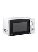 Mikroviļņu krāsns Toshiba MW MM20PWH, 20 L, ar mehānisko vadību, 800 W jaudu Hover