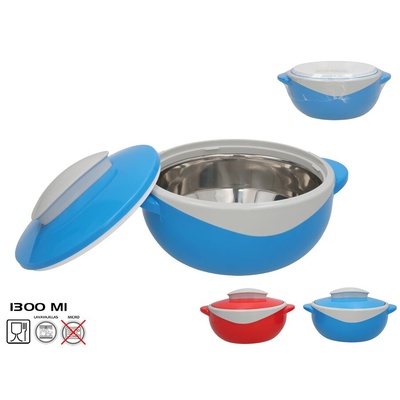 Termokatliņš 1300 ml, 12 x 22,5 x 18,5 cm, GERIMPORT 8445393439372