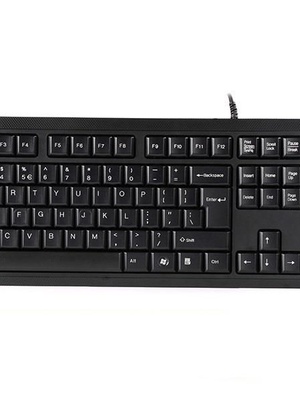 Tastatūra A4Tech 46007 KR-92 USB Black  Hover