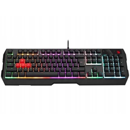 Tastatūra A4Tech 47114 Bloody B140N Black Gaming Grade Neon Effects