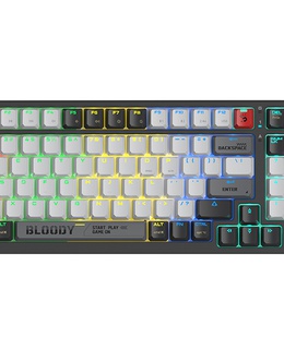 Tastatūra A4Tech 47735 Bloody WS98 Grey WRLS (BLMS RED Plus Switches)  Hover