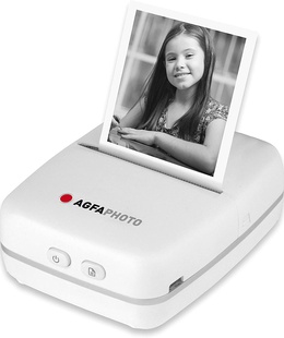  AgfaPhoto Realpix Pocket Printer white APOCPWH  Hover