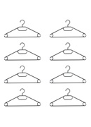  Beldray LA072684FEU7 Eco Recycled Hangers Black