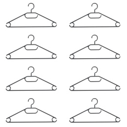 Beldray LA072684FEU7 Eco Recycled Hangers Black