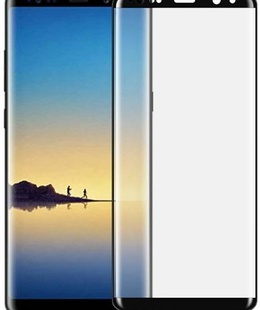  Devia 3D Curved Tempered Glass Seamless Full Screen Protector Samsung Galaxy note8 black  Hover