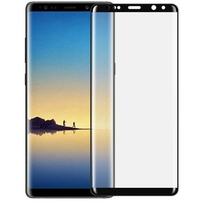  Devia 3D Curved Tempered Glass Seamless Full Screen Protector Samsung Galaxy note8 black