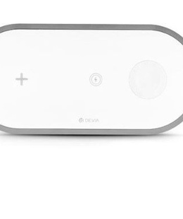  Devia 3In1 Charger for smart phone & Applewatch & Earphone V4 (10W) white  Hover