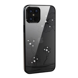  Devia Crystal Flora case iPhone 12 Pro Max black