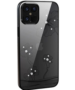  Devia Crystal Flora case iPhone 12 Pro Max black  Hover