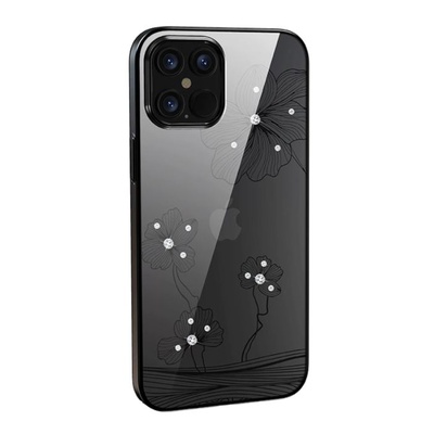  Devia Crystal Flora case iPhone 12 Pro Max black