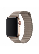  Devia Elegant Leather Loop(44mm) for Apple Watch stone