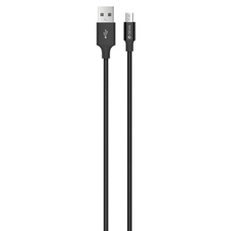  Devia Pheez Series Cable for Micro USB (5V 2.4A,1M) black