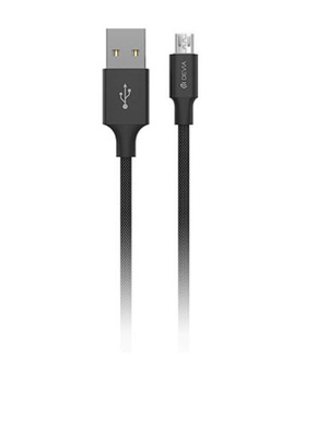  Devia Pheez Series Cable for Micro USB (5V 2.4A,25CM) black  Hover