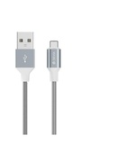  Devia Pheez Series Cable Set for Micro 3 Pack (25CM,1M,2M) gray