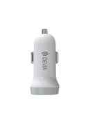  Devia Smart series car charger suit for Lightning (5V3.1A,2USB) white Hover