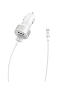  Devia Smart Series Dual USB Car Charger Suit with Lightning Cable (MFi)(2.4A,2USB) white